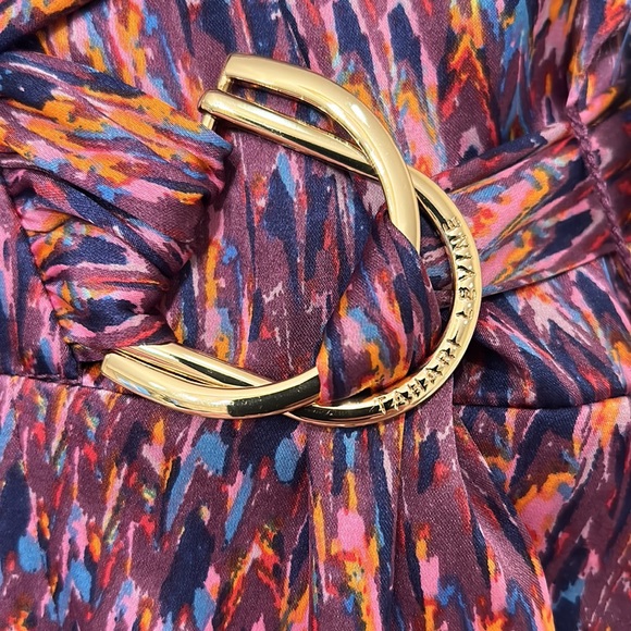 Tahari Arthur S. Levine Faux Wrap Long sleeve midi dress - Picture 4 of 6